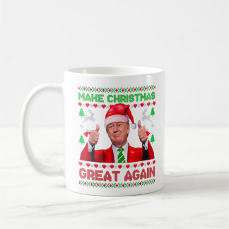 トランプでクリスマスを再び素晴らしいものに クリスマスギフト コーヒーマグカップ