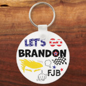 トランプでブランドンを行こう キーホルダー (正面)