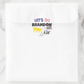 トランプでブランドンを行こう ラウンドシール (バッグ)