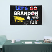 トランプでブランドンを行こう 横断幕 (トレードショー)