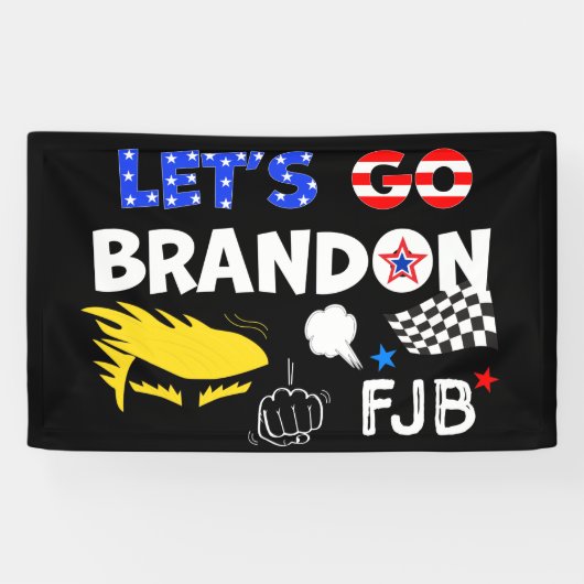 トランプでブランドンを行こう 横断幕 (横)