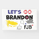 トランプでブランドンを行こう 横断幕 (横)