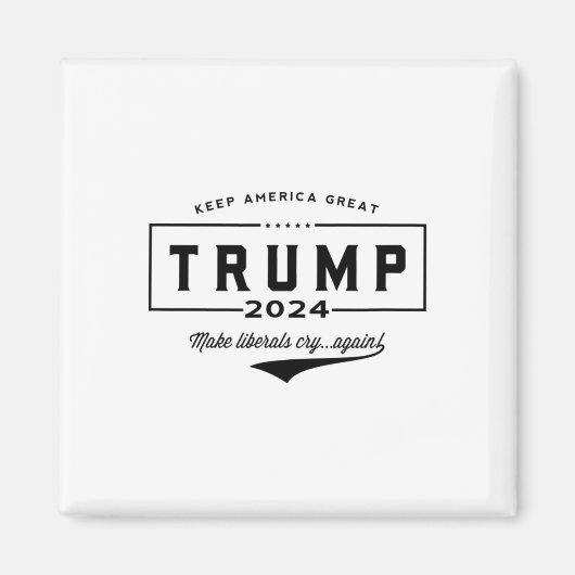 トランプでリベラル派がまた泣く!' マグネット (正面)