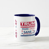 トランプで再びアメリカを正気にする マグカップ (正面右)
