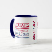 トランプで再びアメリカを正気にする マグカップ (正面左)