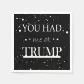 トランプで私を食べた スタンダードカクテルナプキン (正面)