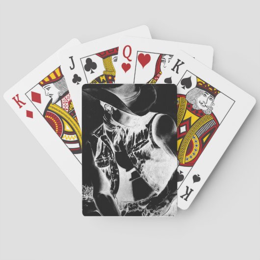 トランプとオリジナルアートカウボーイ トランプ (裏面)