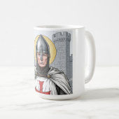 トランプとテンプル騎士団 コーヒーマグカップ (正面右)