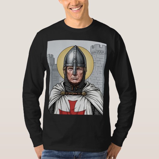 トランプとテンプル騎士団 Tシャツ (正面)