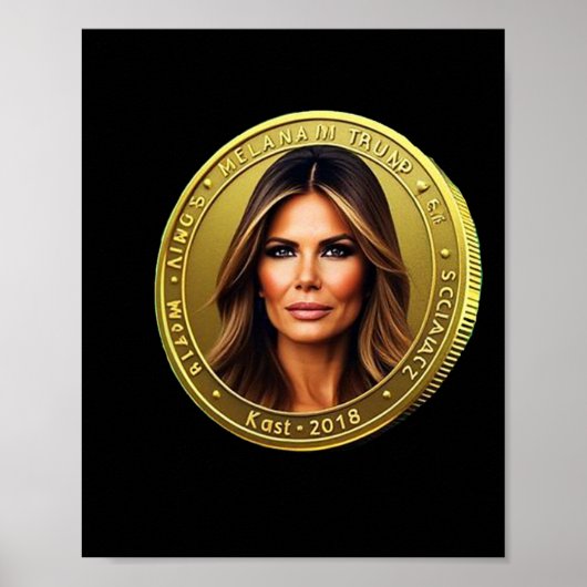 トランプとメラニアの通貨がメメコインTrumを発表 ポスター (正面)