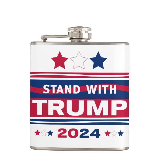 トランプと共に立て~2024~MAGA フラスク (正面)