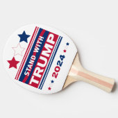 トランプと共に立て~2024~MAGA 卓球ラケット (横)