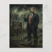 トランプと沼 ポストカード (正面)