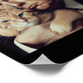 トランプと猫 – トおもしろいランプ猫ミーム ポスター (角)