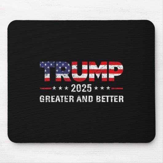 トランプと2025年素晴らしの新しいゴール政治 マウスパッド (正面)