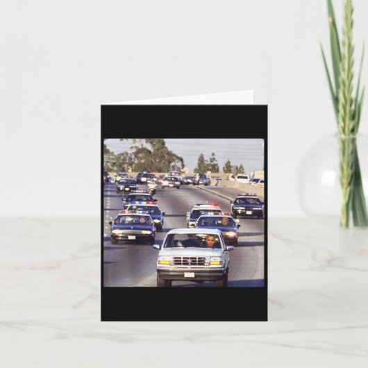 トランプとJDヴァンスが警察車両でオバマを追いかける カード (正面)