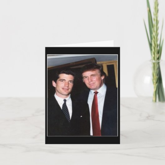 トランプとJfk匿名 カード (正面)