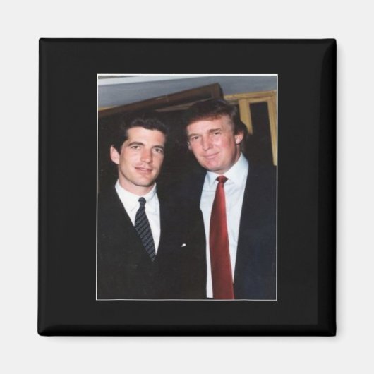 トランプとJfk匿名 マグネット (正面)