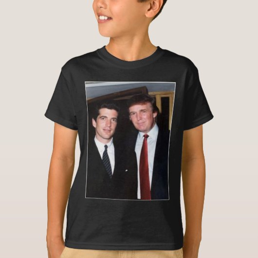 トランプとJfk匿名 Tシャツ (正面)