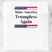 トランプなき世界ステッカー スクエアシール (バッグ)