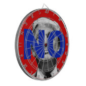 トランプなし（赤と青） ダーツボード (正面左)