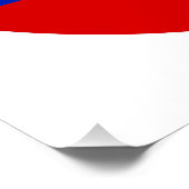 トランプなし（赤と青） ポスター (コーナー)