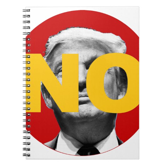 トランプなし(赤と黄色) ノートブック (正面)