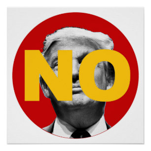 トランプなし(赤と黄色) ポスター