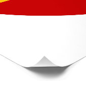 トランプなし（赤と黄色） ポスター (コーナー)