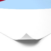 トランプなし（青と赤） ポスター (コーナー)