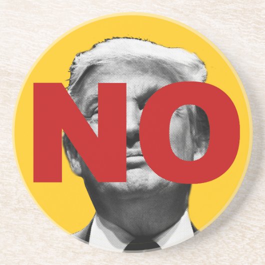 トランプなし(黄色と赤) コースター (正面)
