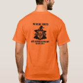 トランプにノー Tシャツ (裏面)