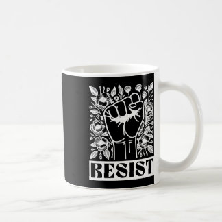 トランプに反対する政治活動に抵抗せよ コーヒーマグカップ