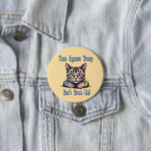 トランプに反対する猫 缶バッジ (インサイチュ)
