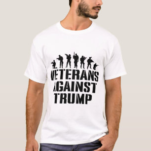 トランプに反対する退役軍人 Anti-trump Veterans Against Tシャツ