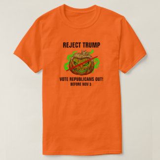 トランプに反対; 議会は最低; 共和党に投票しない Tシャツ