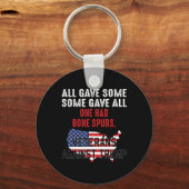 トランプに対するトランプ退役軍人 キーホルダー (正面)