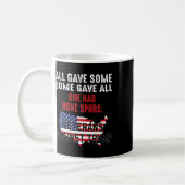 トランプに対するトランプ退役軍人 コーヒーマグカップ (左)