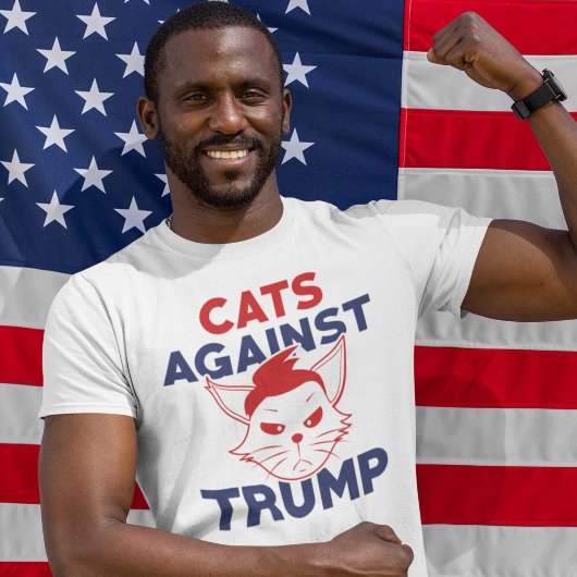 トランプに対するネコ Tシャツ
