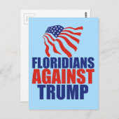 トランプに対するフロリディアン ポストカード (正面/裏面)