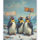 トランプに対するペンギン シール (正面)