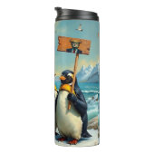 トランプに対するペンギン タンブラー (回転右)