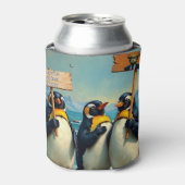トランプに対するペンギン 缶クーラー (缶正面)