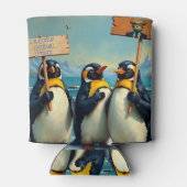 トランプに対するペンギン 缶クーラー (裏面)