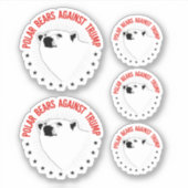 トランプに対するホッキョクグマ シール (正面)