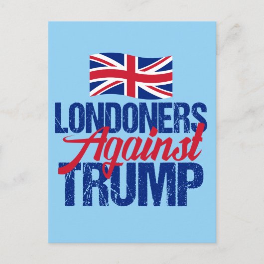トランプに対するロンドン ポストカード (正面)