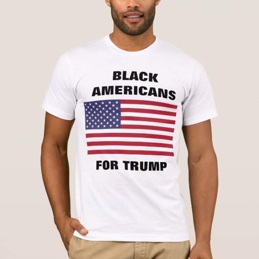 トランプに対する黒人 Tシャツ (正面)
