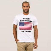 トランプに対する黒人 Tシャツ (正面フル)