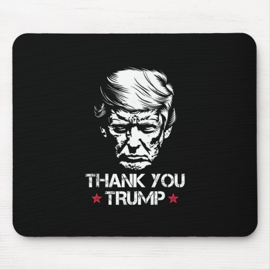 トランプに感謝 3 マウスパッド (正面)