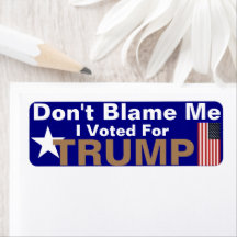 トランプに投票したのに私を責めないで